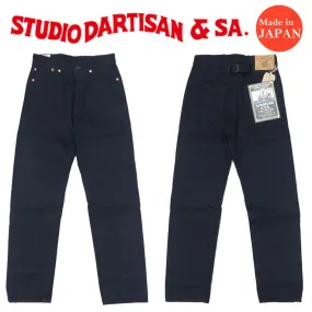 ダルチザン ステュディオ・ダ・ルチザン STUDIO D'ARTISAN 硫化染め 黒船 U.S.N. ジーンズ レギュラーストレート D1876