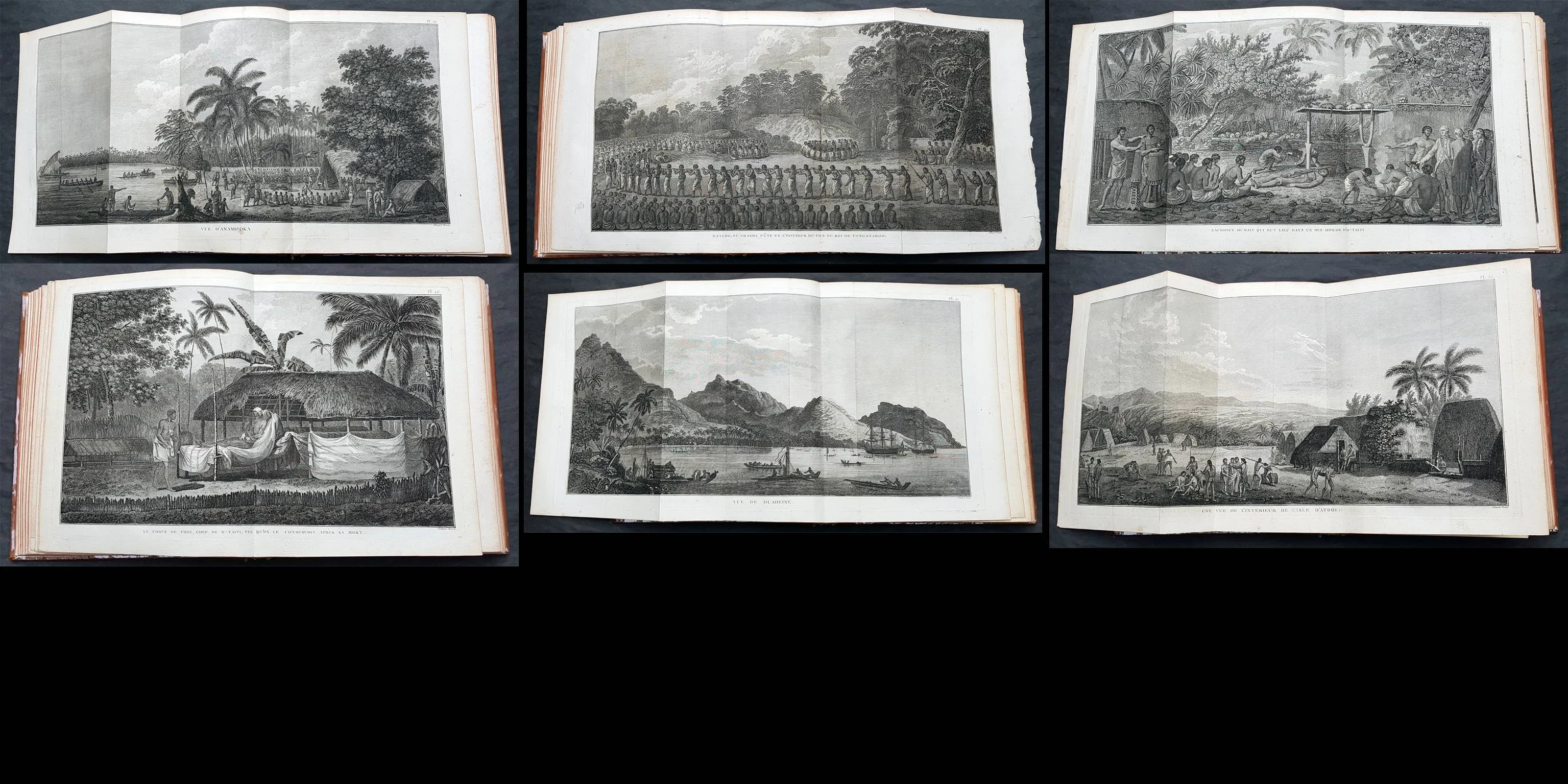 1774, 1777 & 1785 Capt James Cook 3 Atlas Volumes 1st Editions 204 Maps & Prints