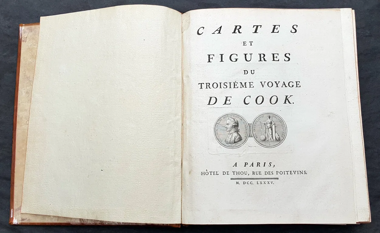 1774, 1777 & 1785 Capt James Cook 3 Atlas Volumes 1st Editions 204 Maps & Prints