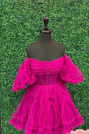 2023 Tulle Homecoming Dresses PC1114