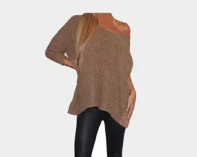 9.1 Roasted Wheat Long Sleeve Sweater - The Aspen