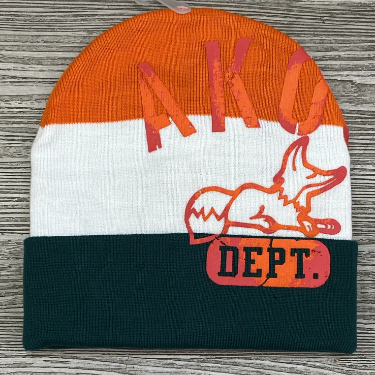 Akoo- stamped knit hat