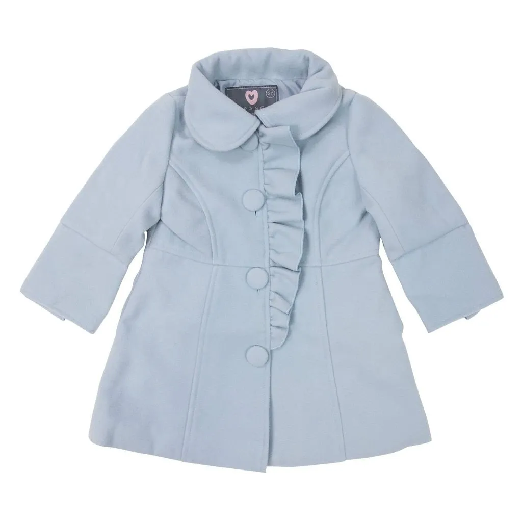 Alice Blue Frill Overcoat