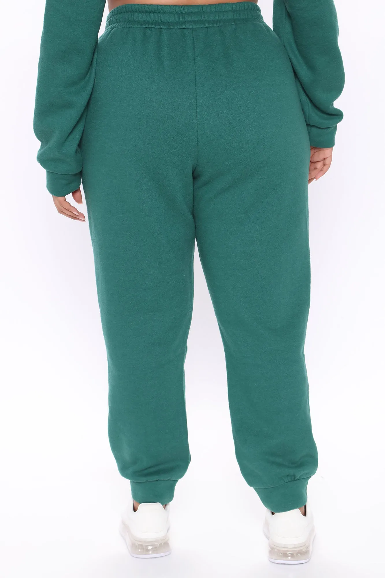 All Chills Distressed Fleece Jogger - Jade