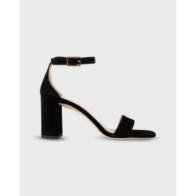 Ann Mashburn Ankle-Wrap Black Heels