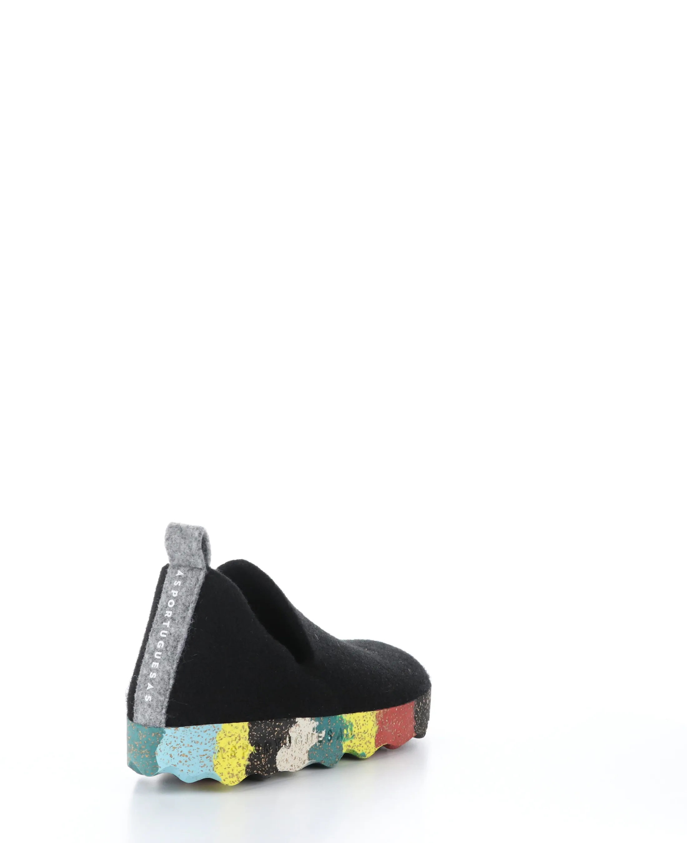 'Asportuguesas' Women's City Tweed Slip On - Black / Multi