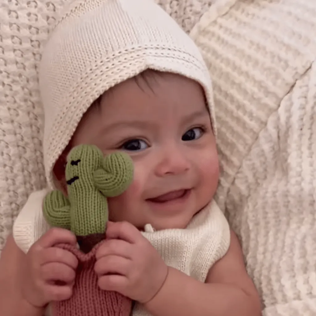 Baby Knit Bonnet Hat