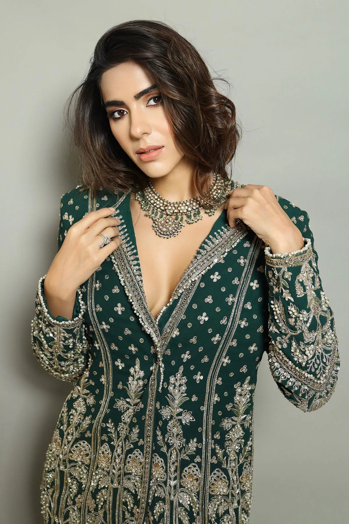 Bahaar Dhawan in Zeeb Pant Suit Set