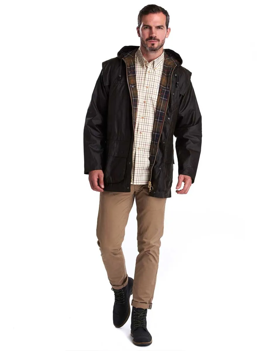 BARBOUR Classic Durham Wax Jacket - Mens  - Olive