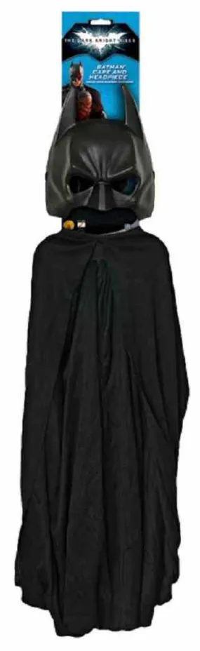 Batman The Dark Knight Mask & Cape set Adult | 1ct