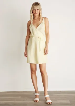 BELLA DAHL - V-Back Wrap Dress in Sunglow