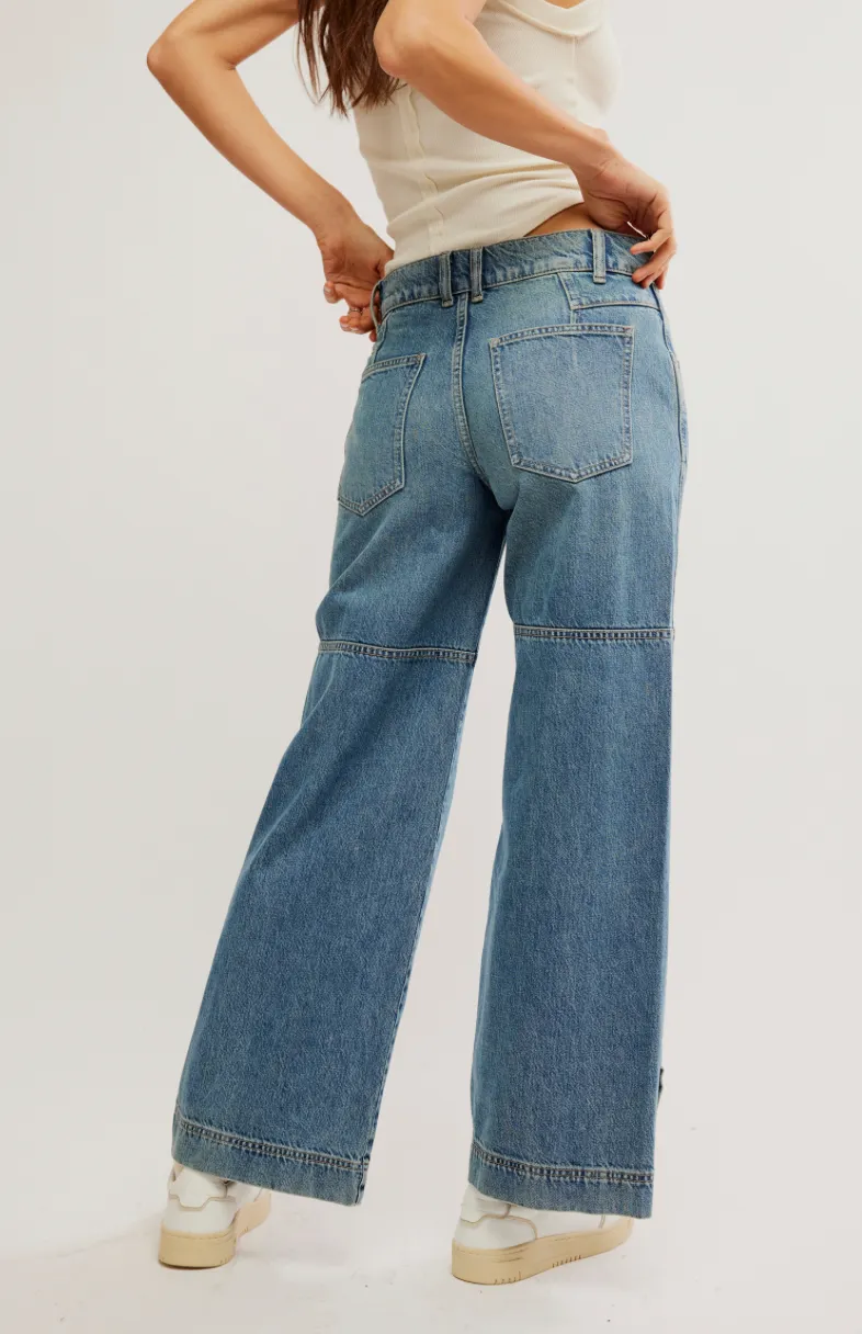 Benji Relaxed Wide Leg Denim Jeans