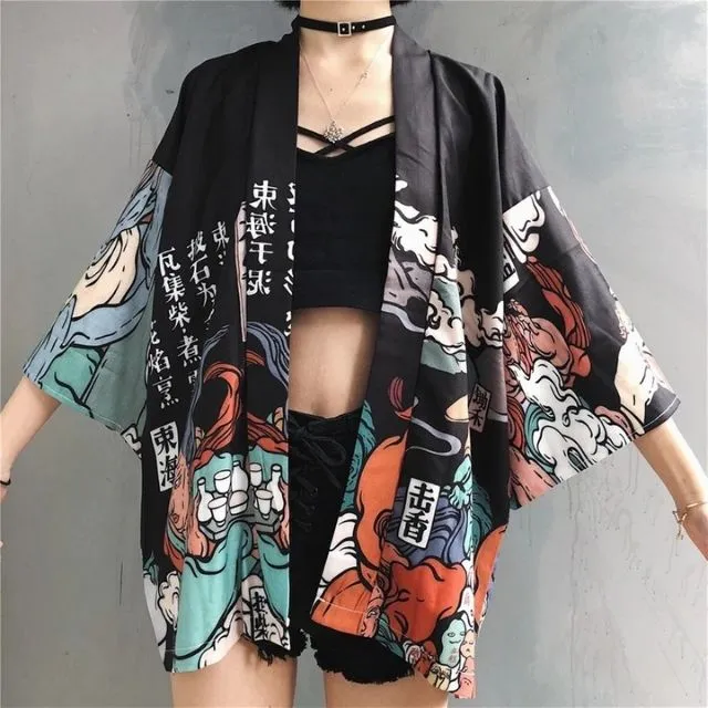 Black Haori Jacket