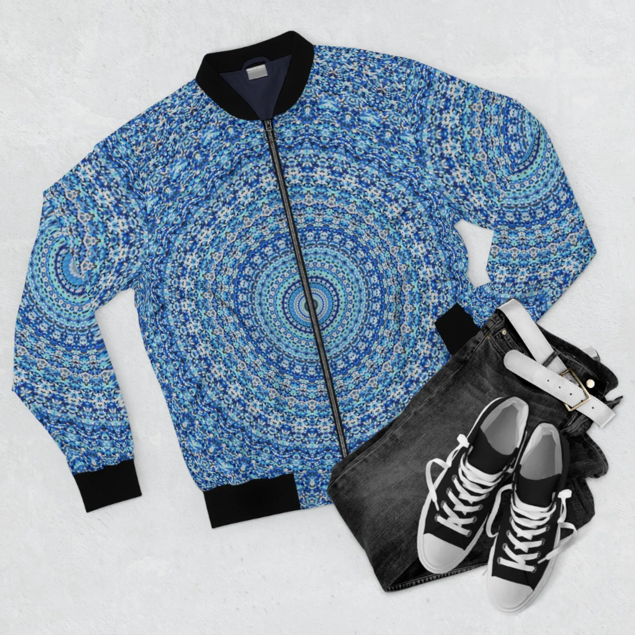 Blue Mandala - Inovax Men's Bomber Jacket