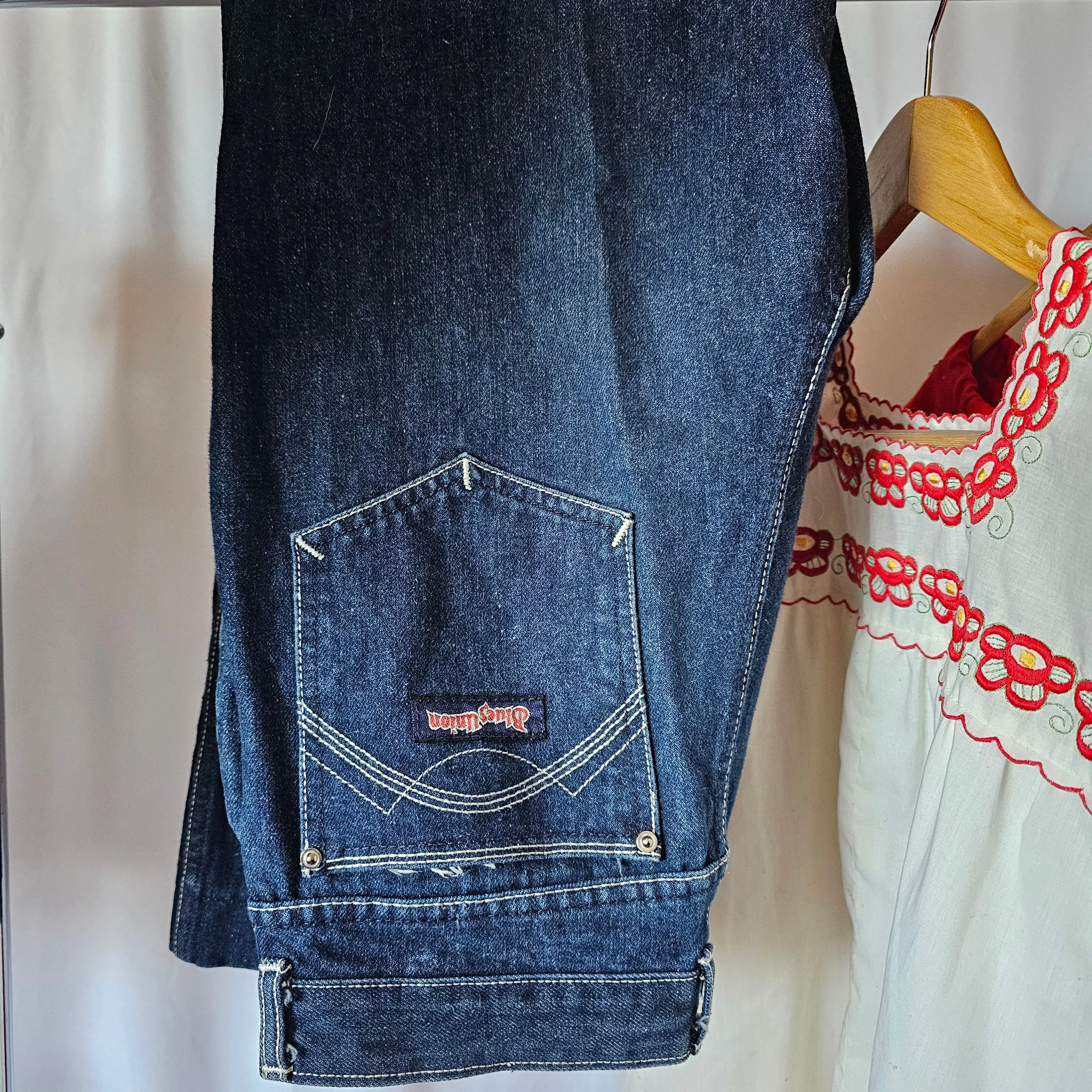 Blues Union vintage high waisted 70's jeans 8