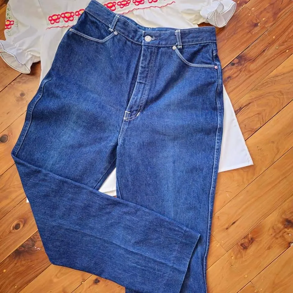 Blues Union vintage high waisted 70's jeans 8