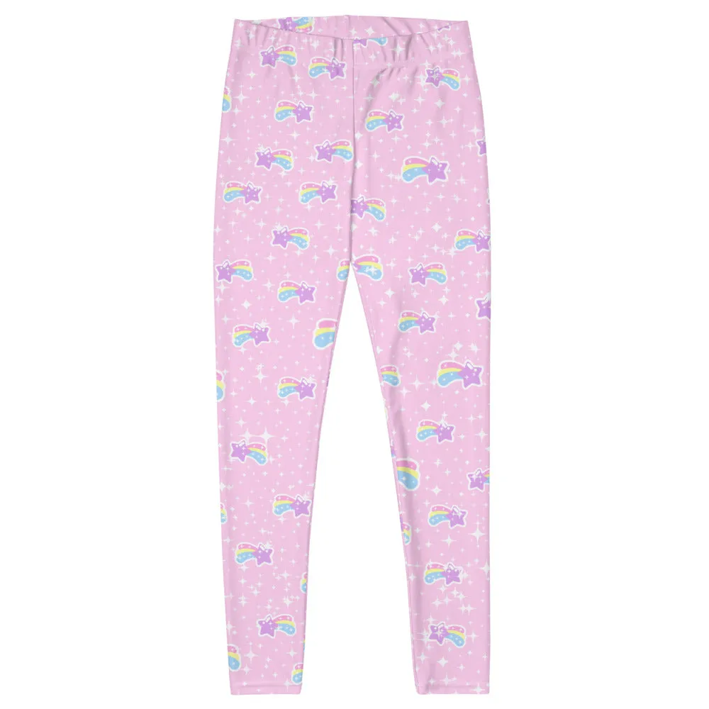 Bubblegum Bunny Shooting Stars Leggings