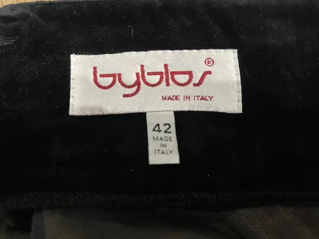 Byblos Velvet Mini Skirt  #W83   FREE AUS POSTAGE