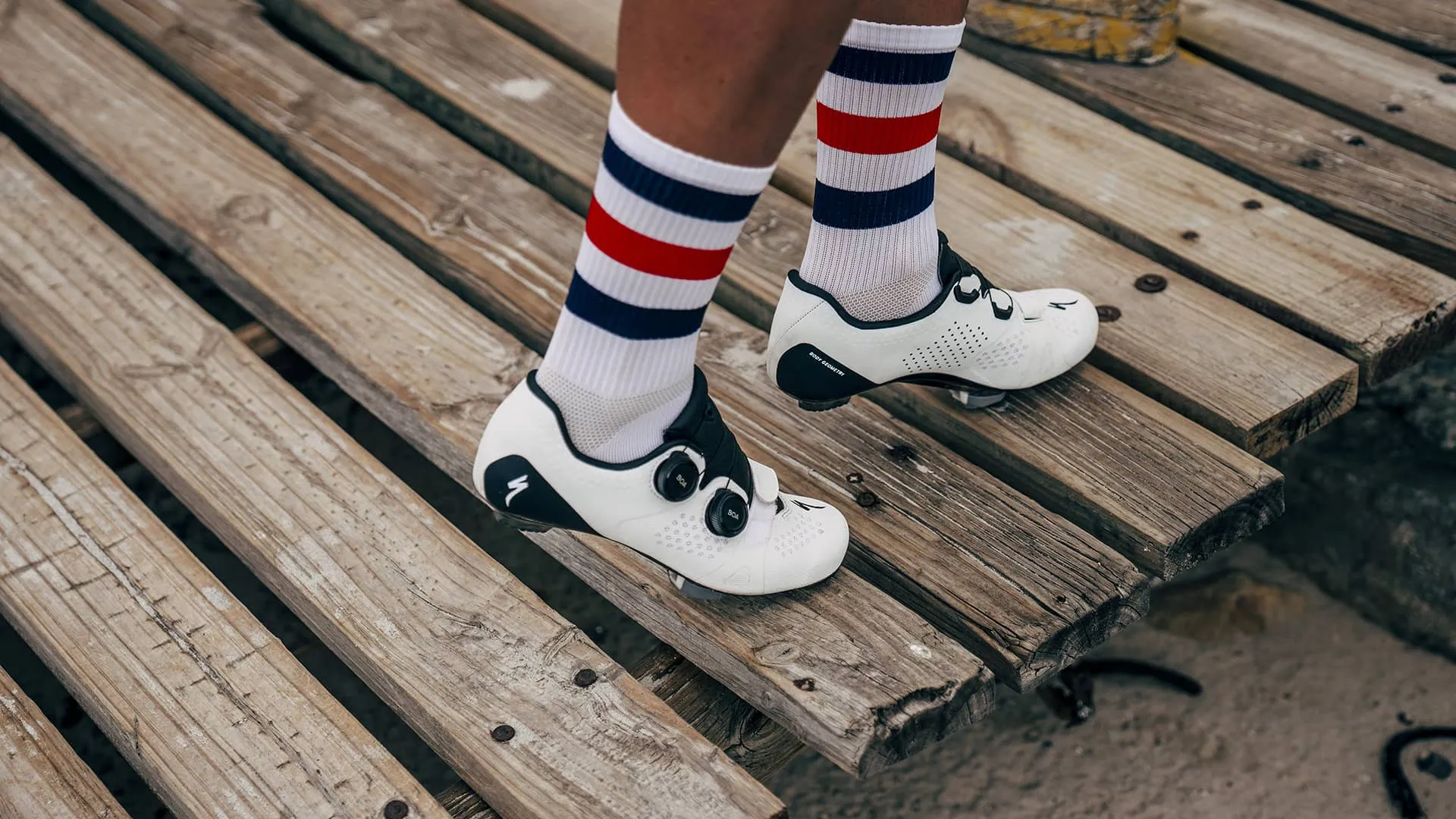 Café du Cycliste Skate Stripe Cycling Socks