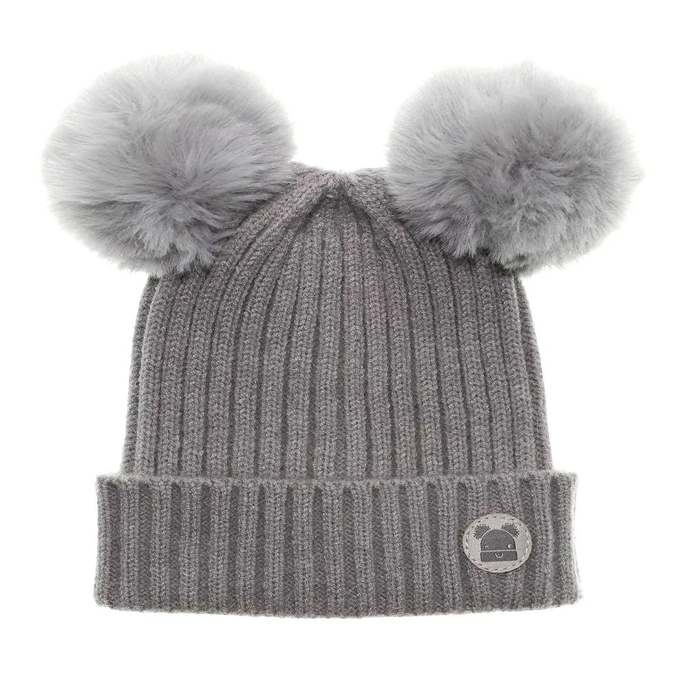 Calikids Cashmere-Feel Knit Newborn Winter Hat