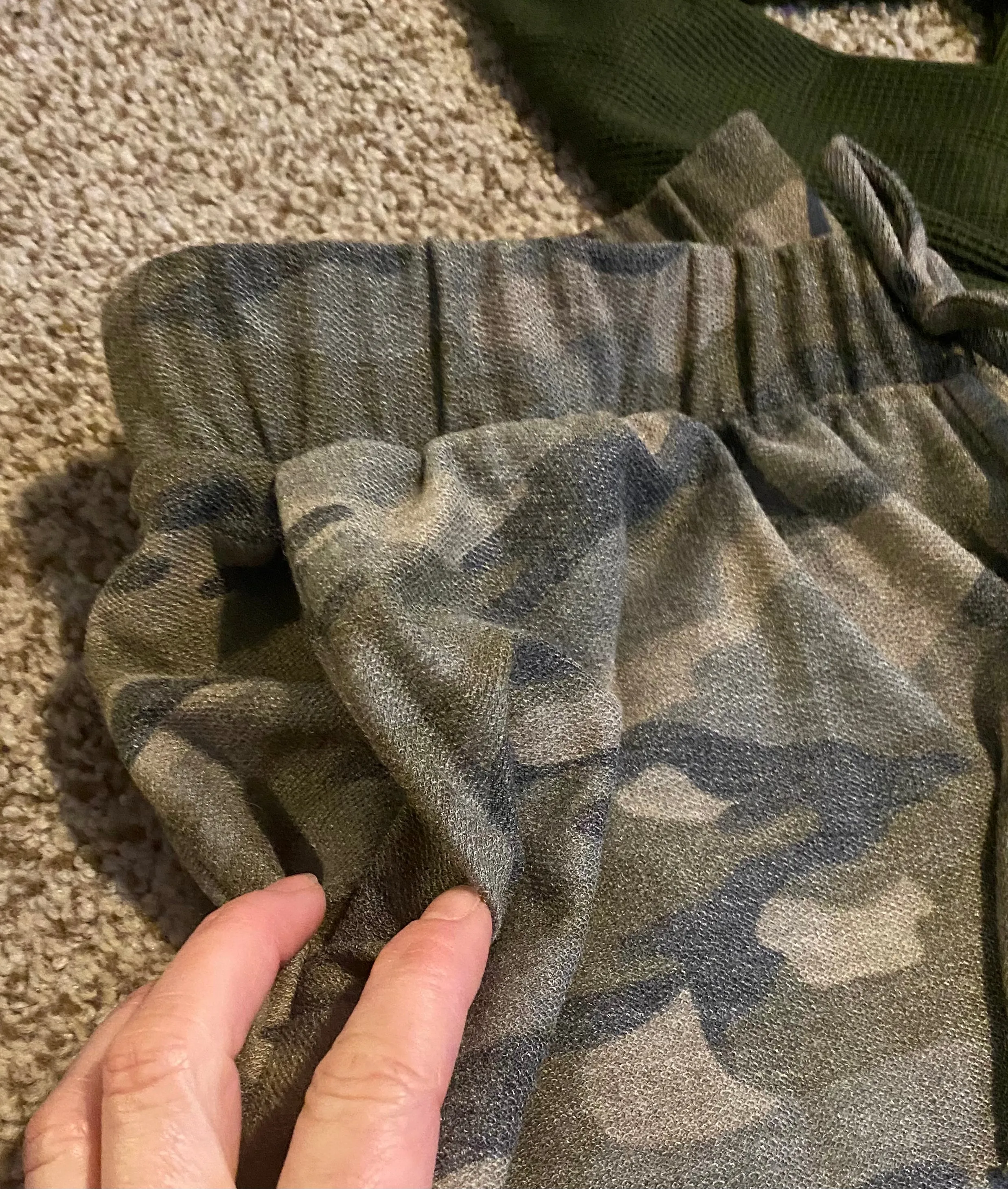 Camo joggers