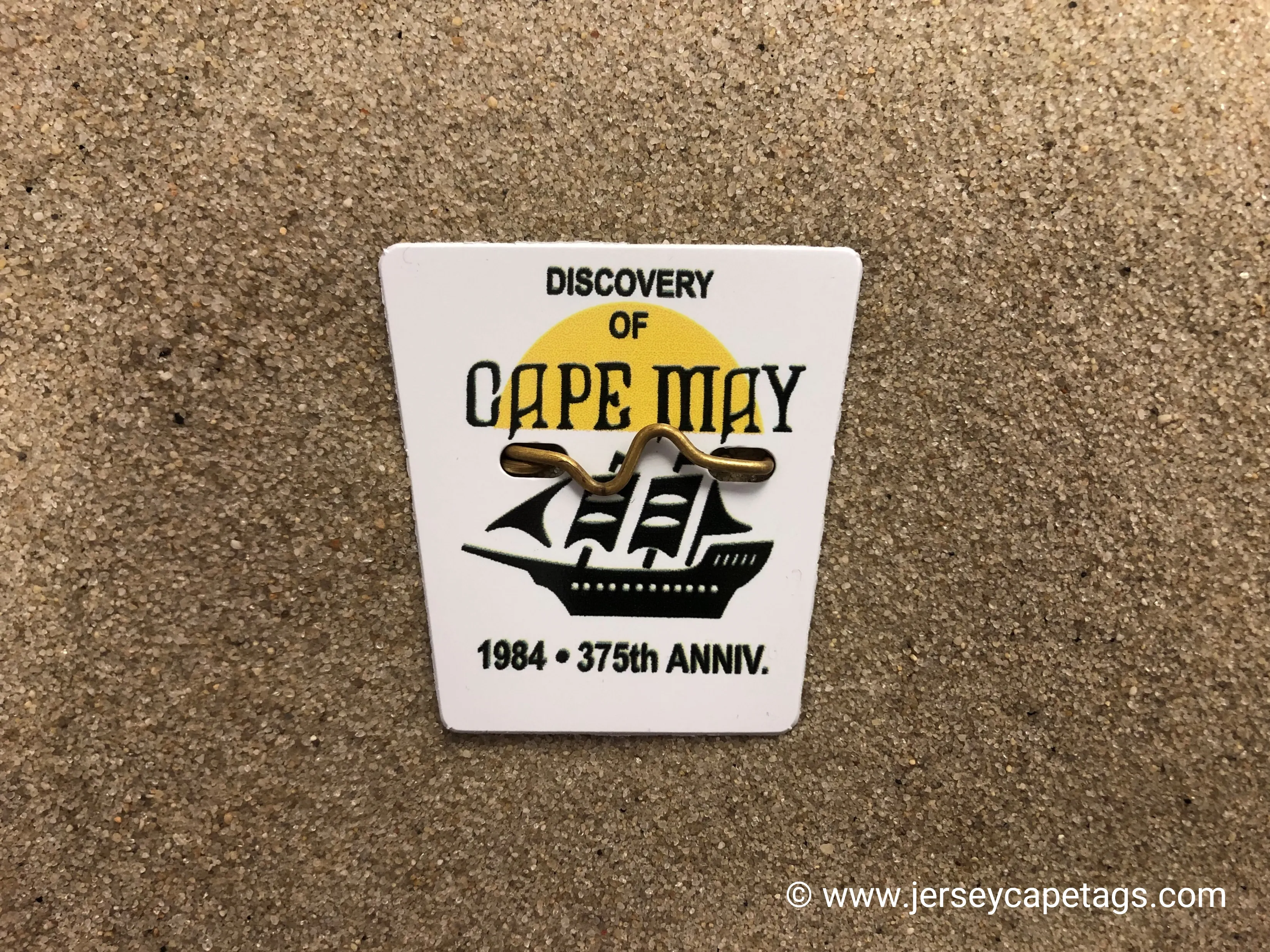 Cape May 1984 Seasonal Beach Tag