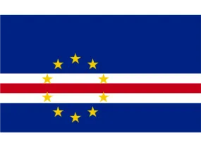 Cape Verde Courtesy Flag Polyester 45 x 30cm