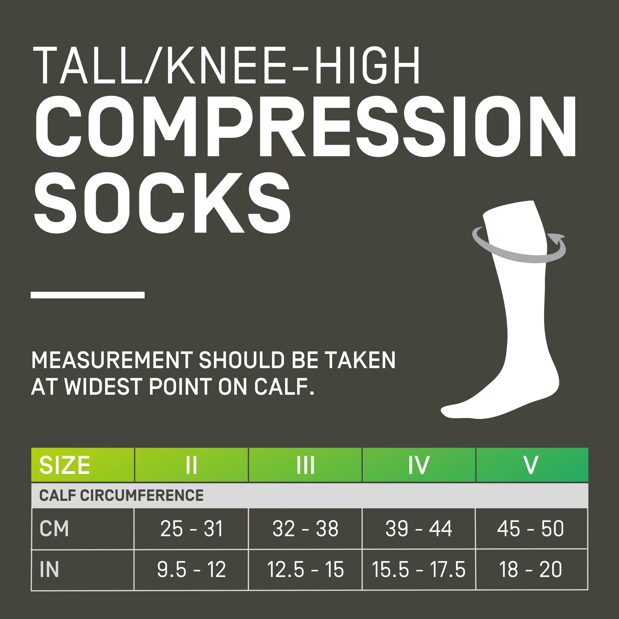 CEP Allday Merino Tall Compression Socks, Men