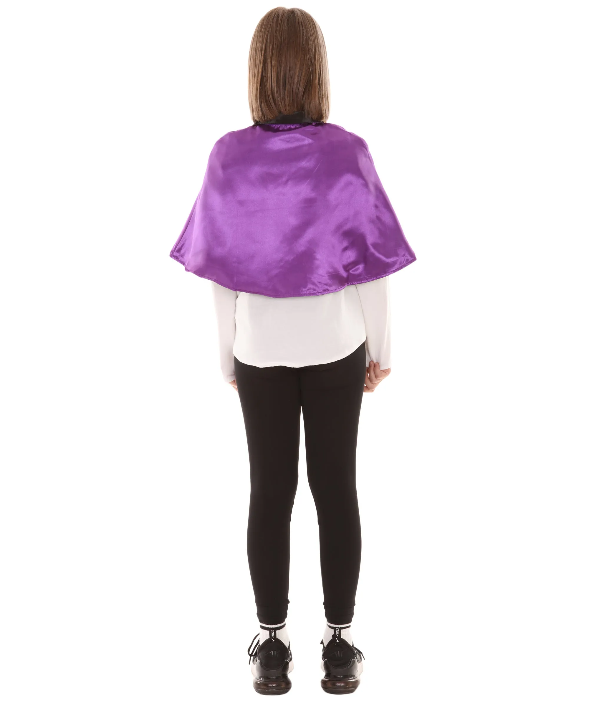 Child's Vampire Cape Costume | Lilac & Black Halloween