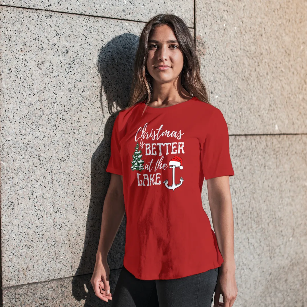 Christmas Is Better At The Lake Short Sleeve Shirt