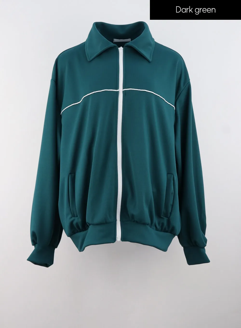 Collared Zip-Up Hoodie IS322