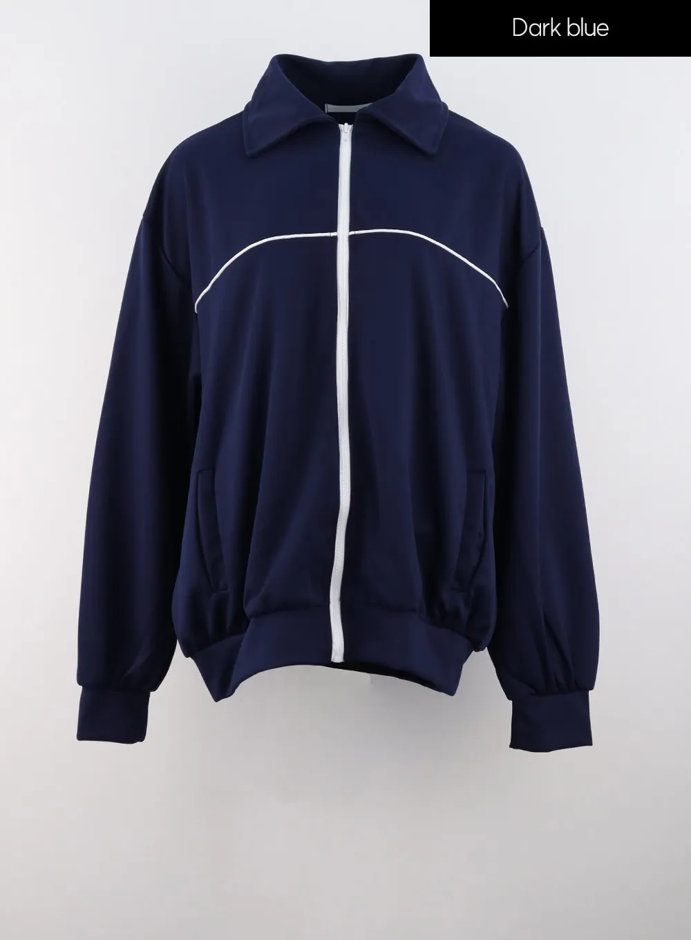 Collared Zip-Up Hoodie IS322