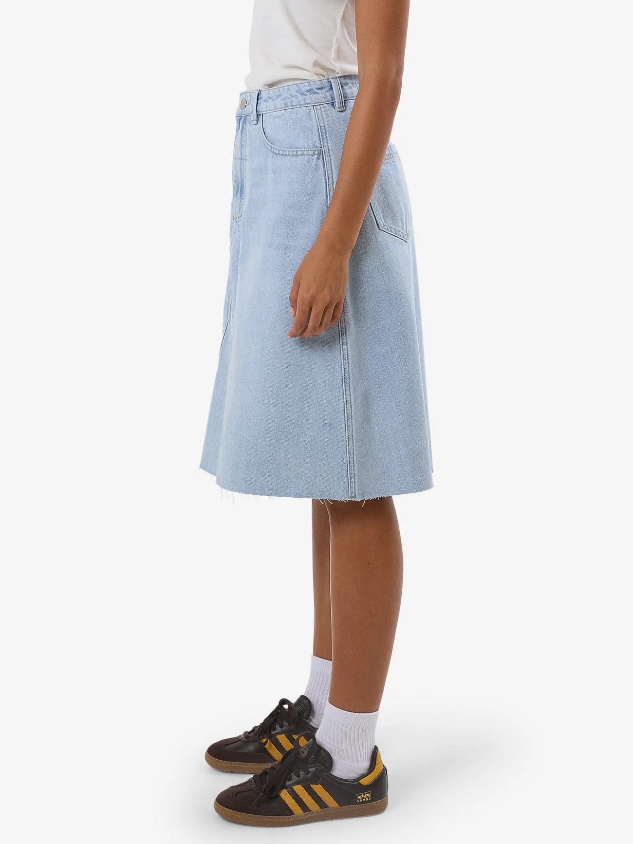 Cooper Skirt - Light Ash Blue