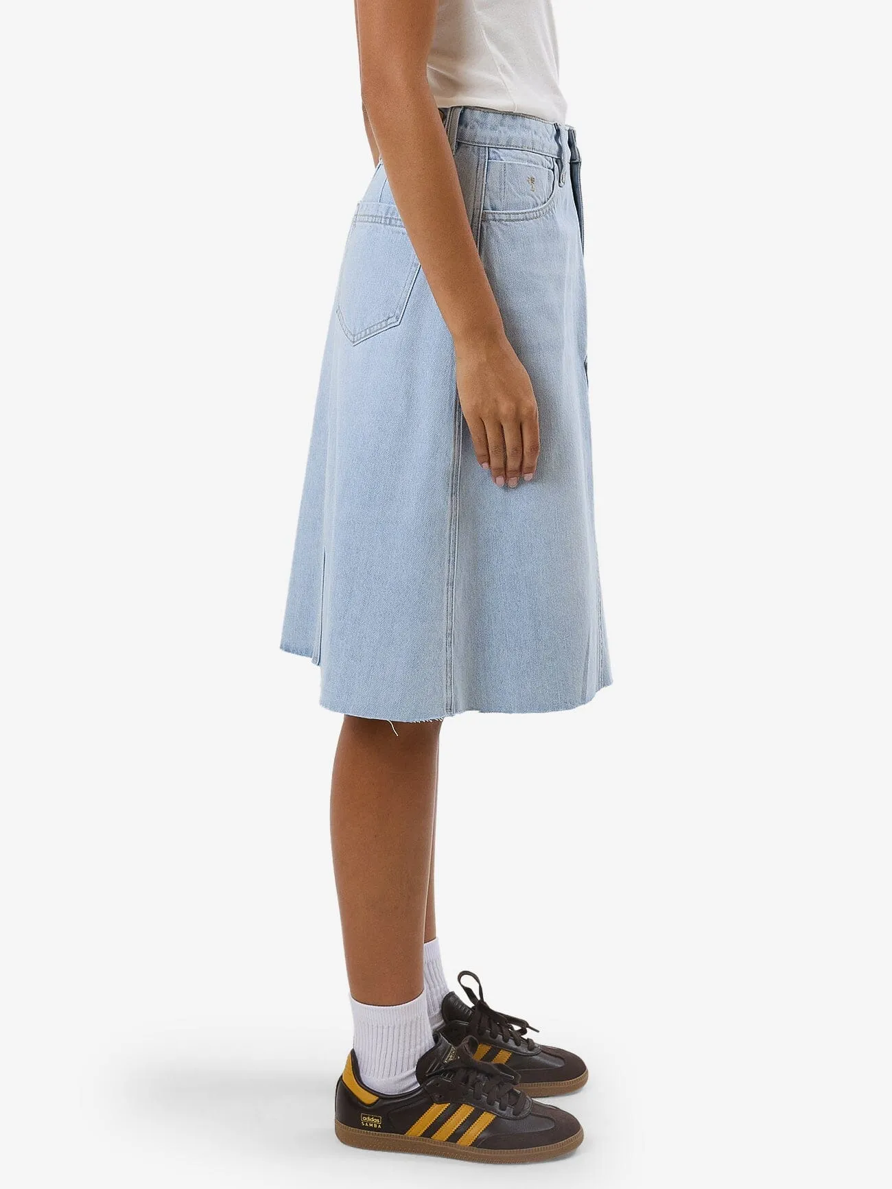 Cooper Skirt - Light Ash Blue