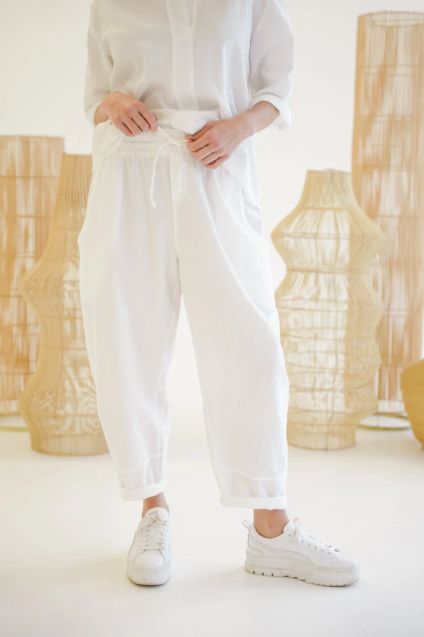 Cove Cotton Barrel Pants