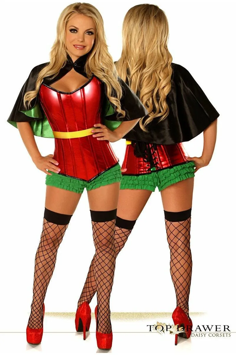 Daisy Corsets Top Drawer Superhero Sidekick Corset Costume