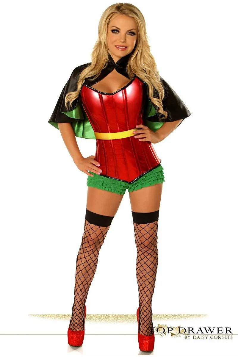 Daisy Corsets Top Drawer Superhero Sidekick Corset Costume