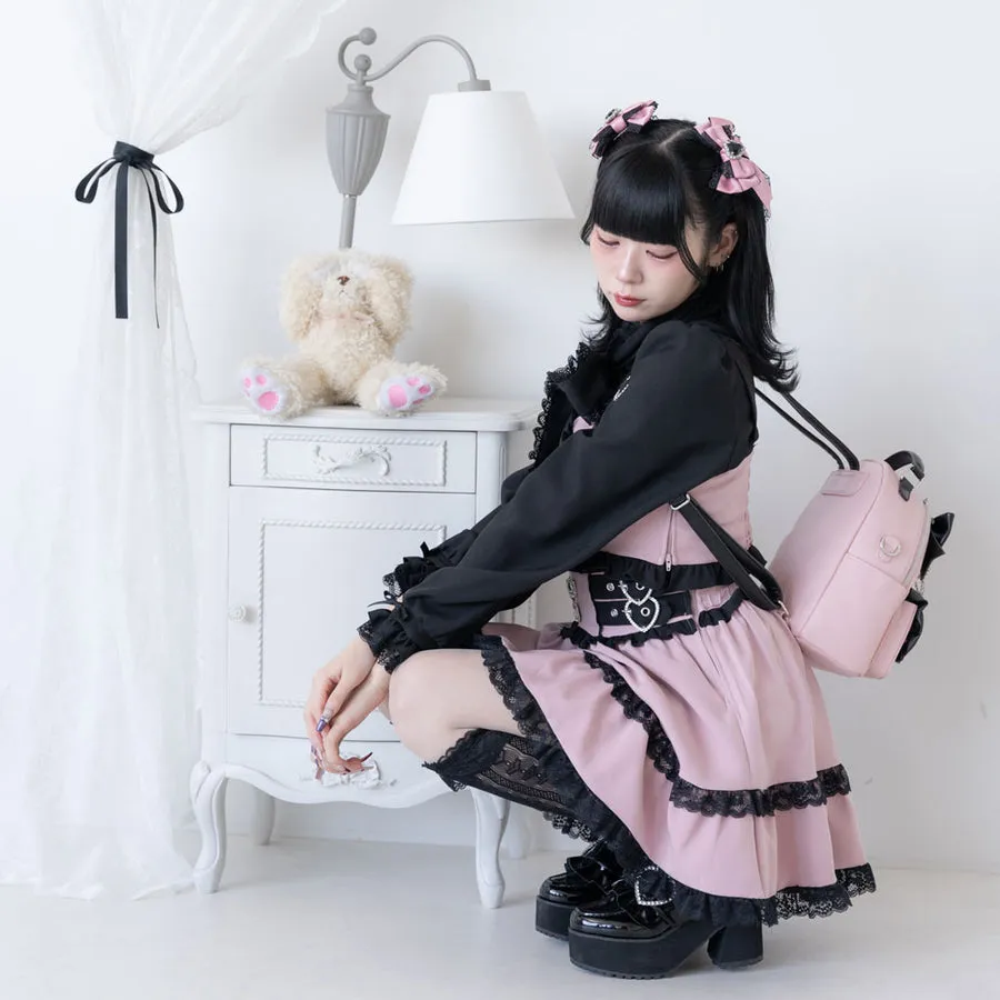 Dear My Love jirai kei tiered heart skirt