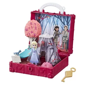 Disney Frozen Pop Adventures Enchanted Forest Set Pop-Up Playset With Handle, Elsa Doll, Toy Inspired by Frozen 2