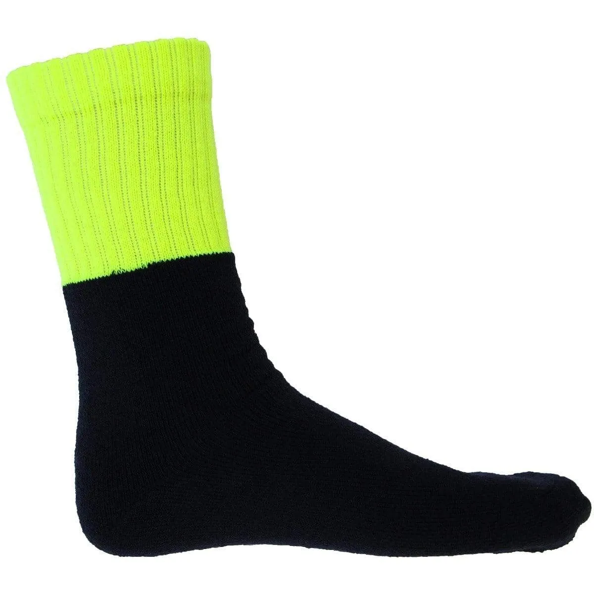 Dnc Workwear Hi-vis Two-tone Acrylic 3 Pack Work Socks - S123