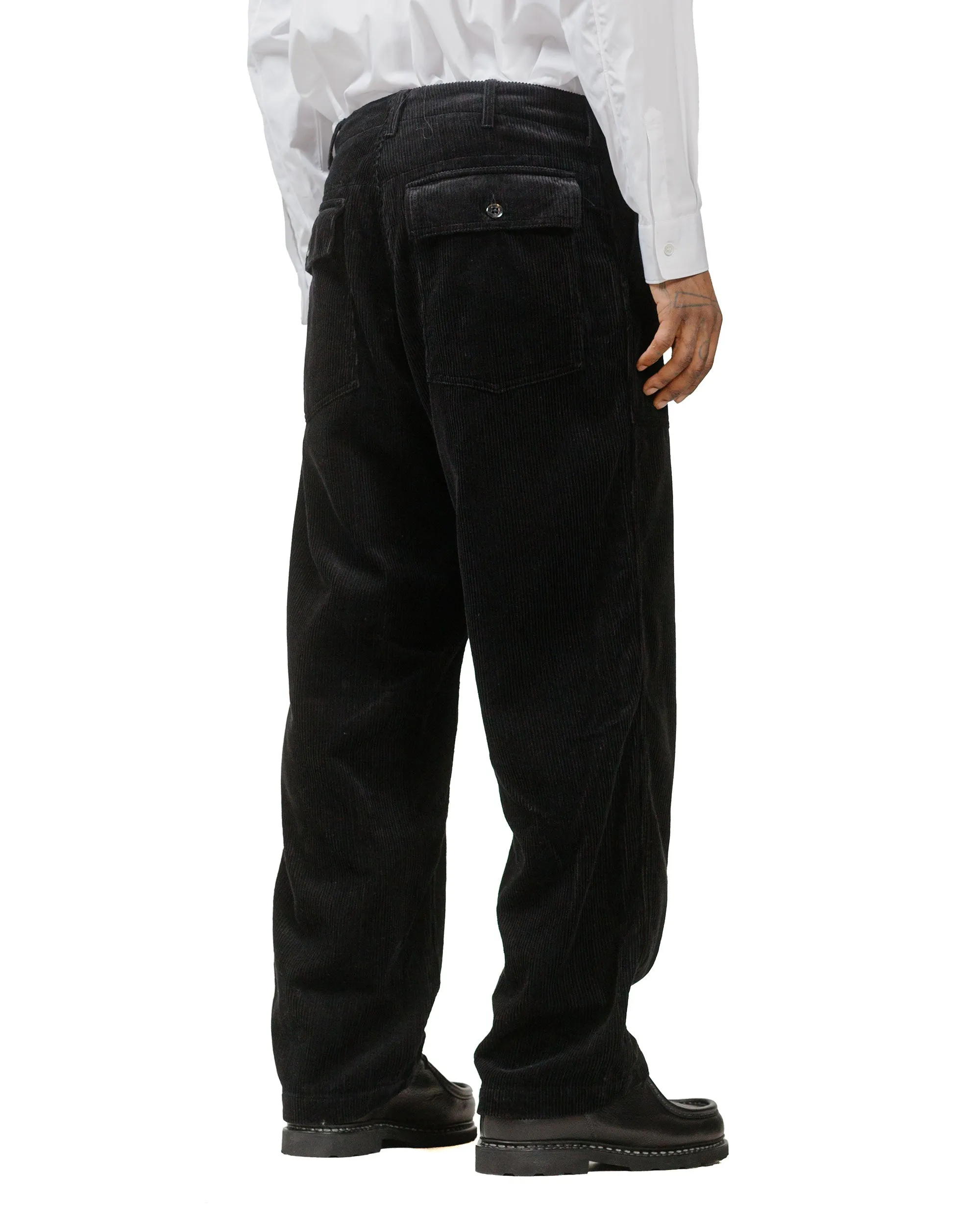 Engineered Garments Fatigue Pant Black Cotton 8W Corduroy