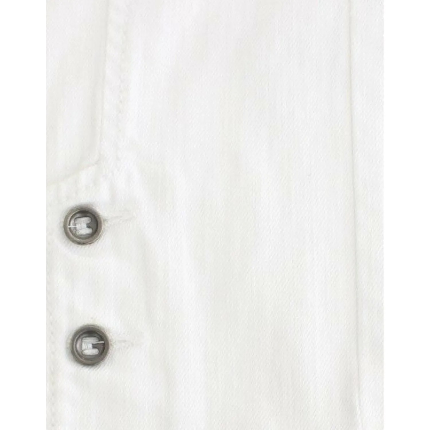 Ermanno Scervino Chic White Cropped Jeans for Sophisticated Style