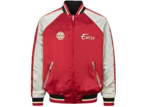 Evisu Seagull and the Great Wave Embroidered Reversible Loose Fit Souvenir Jacket