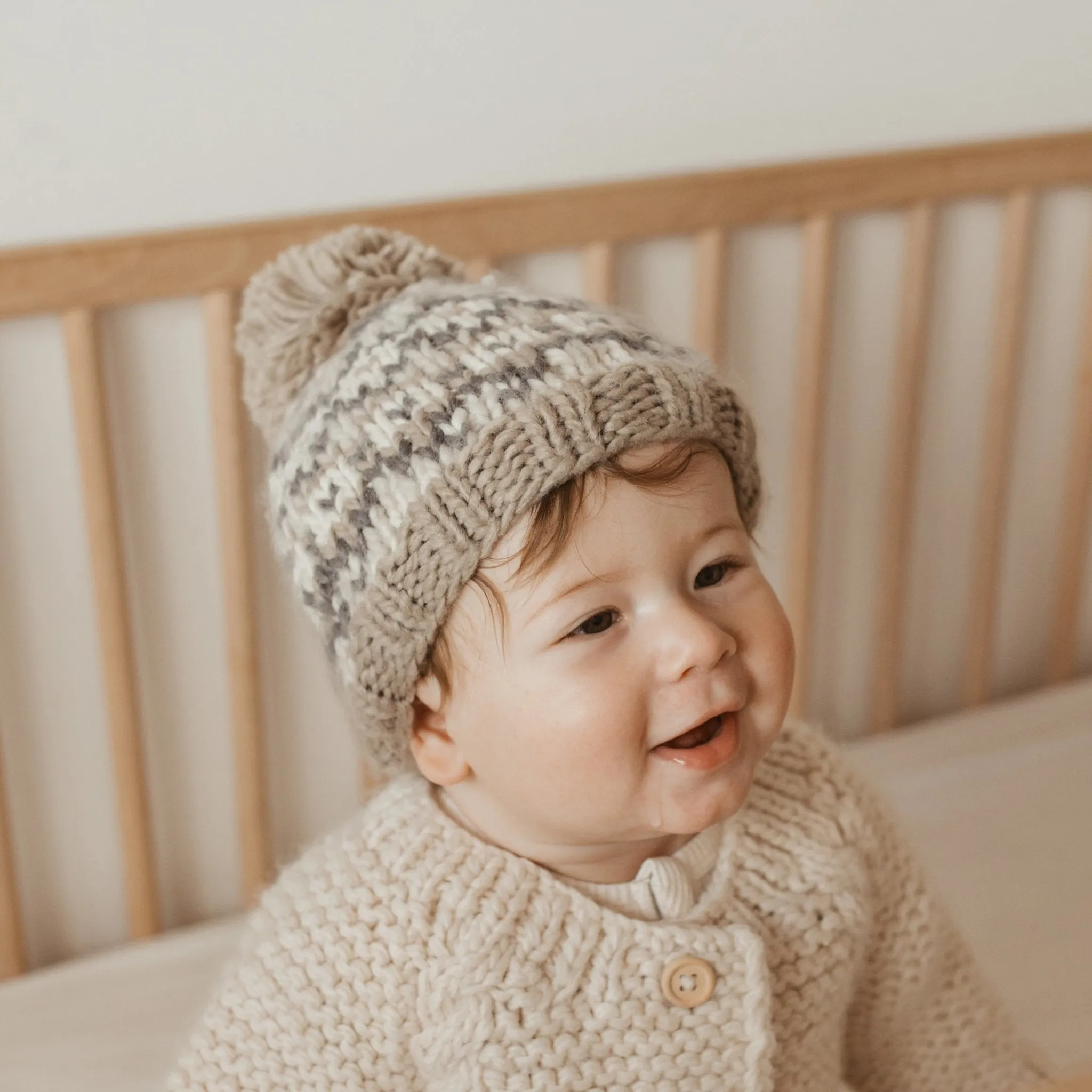 Fairisle Pebble Beanie Hat