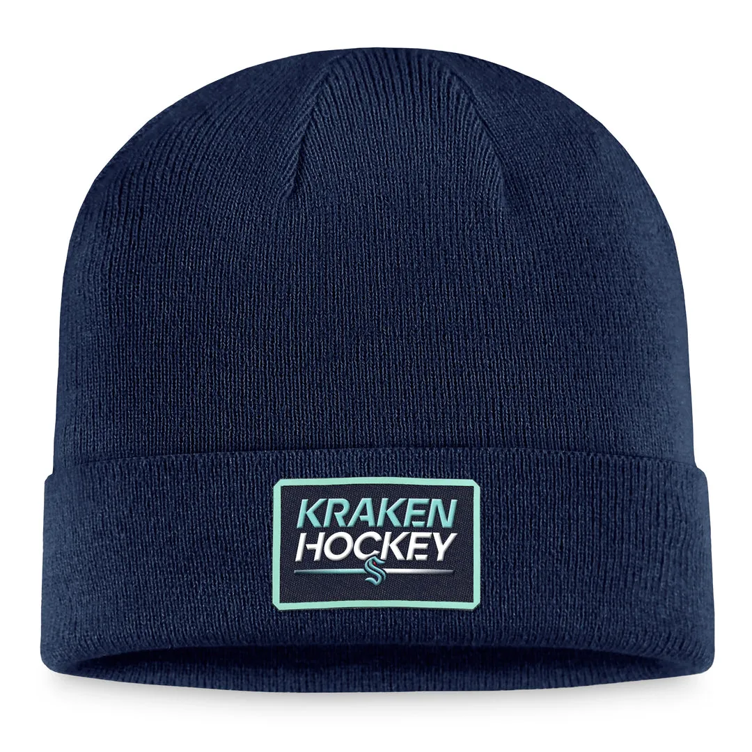 Fanatics Men's NHL Seattle Kraken 2023 AP Cuffed Knit Toque