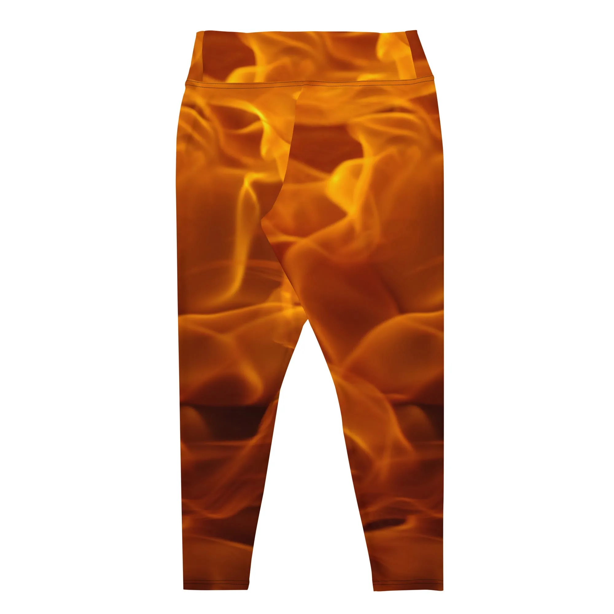 Flame Ember Plus Size Leggings