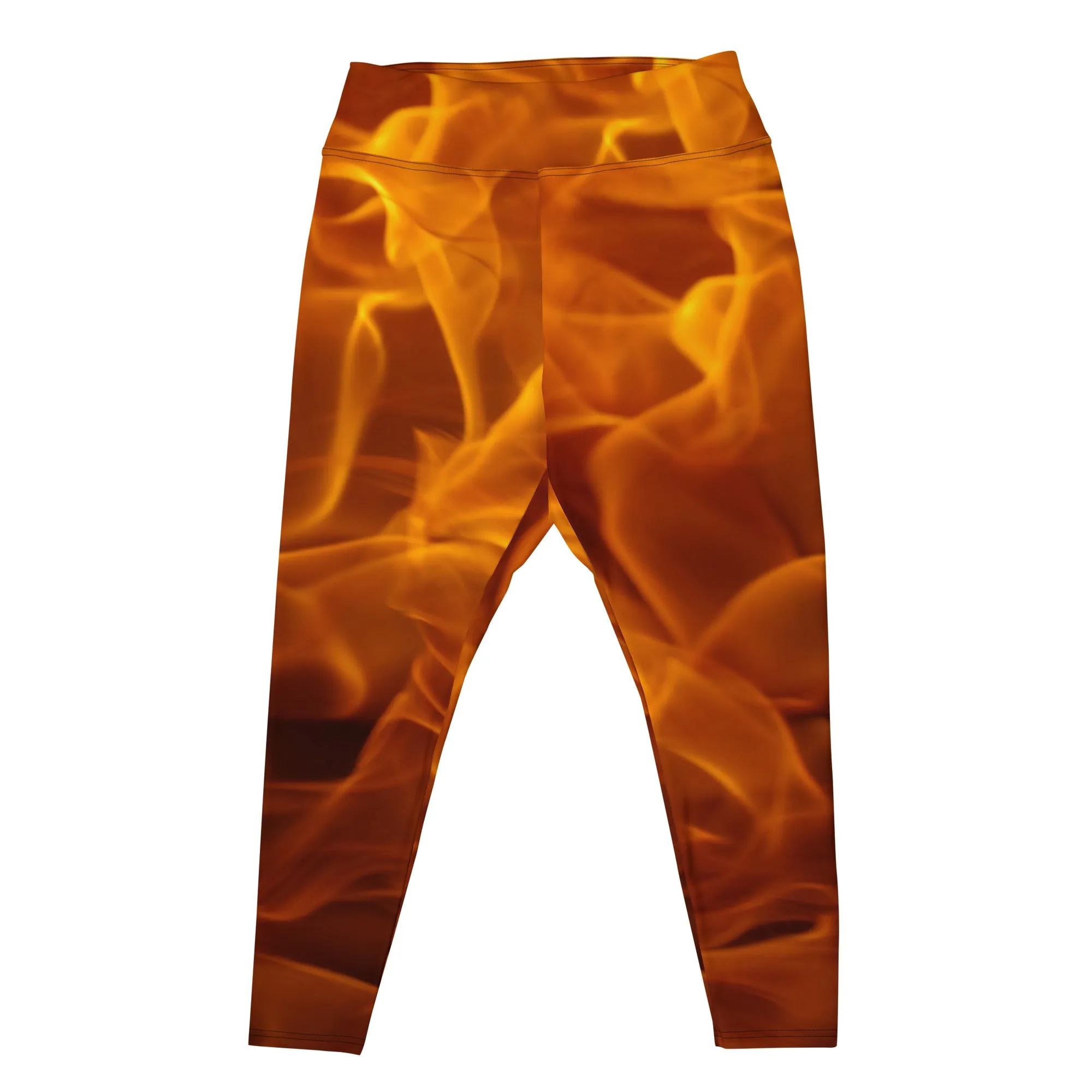 Flame Ember Plus Size Leggings