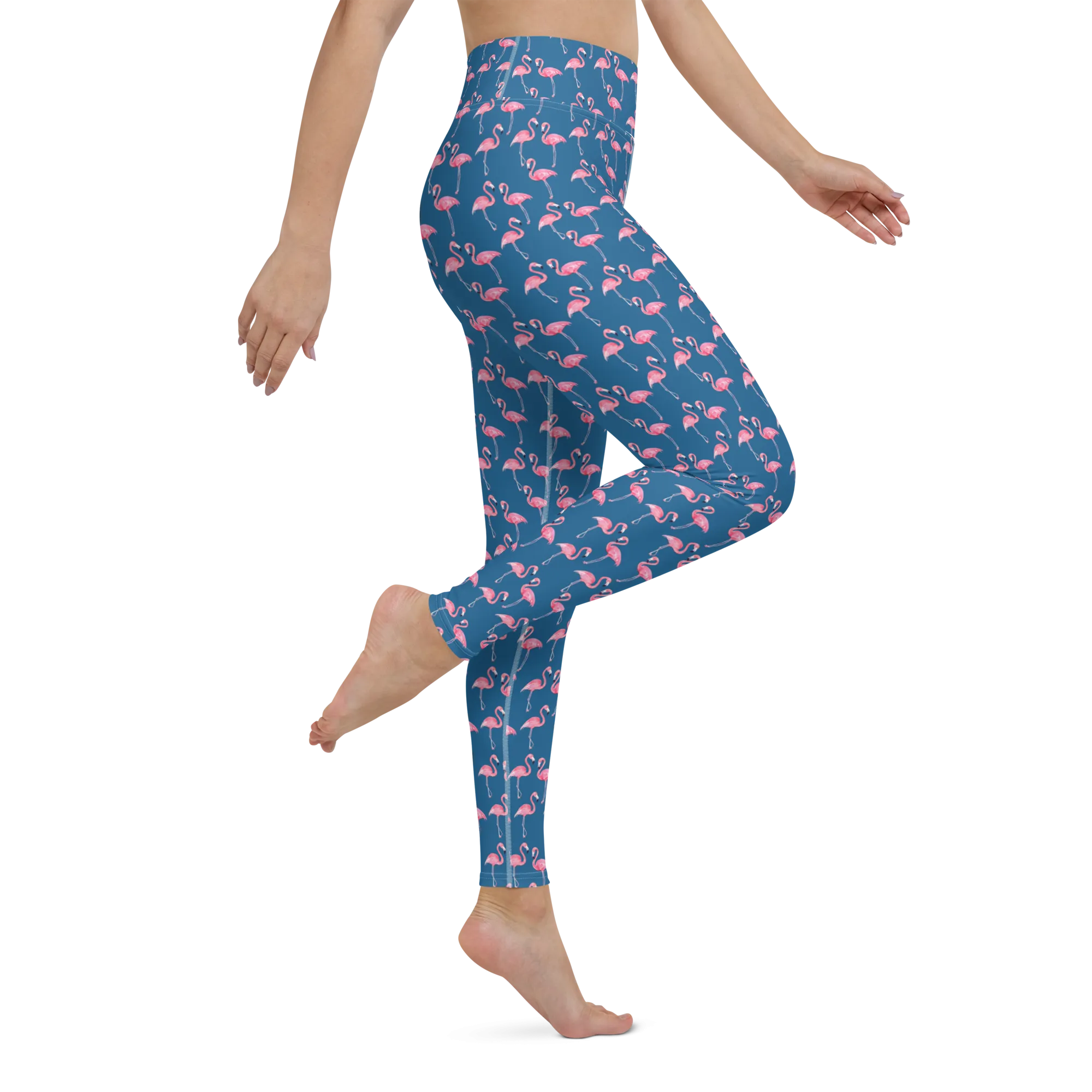 Flamingo Leggings - High Waist