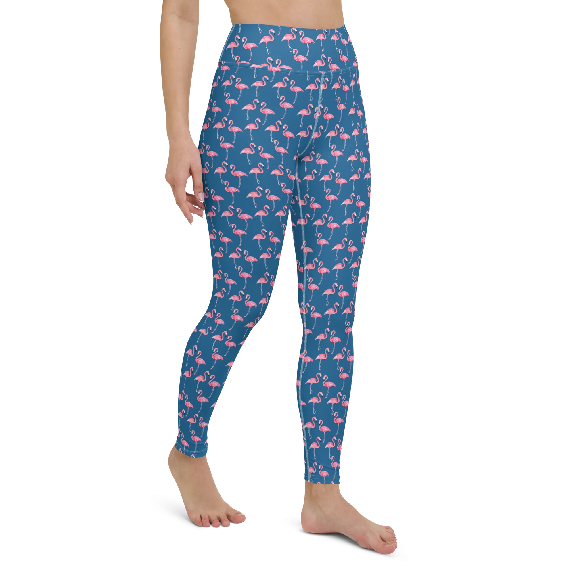 Flamingo Leggings - High Waist