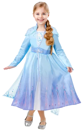 Girls Frozen 2 Elsa Costume